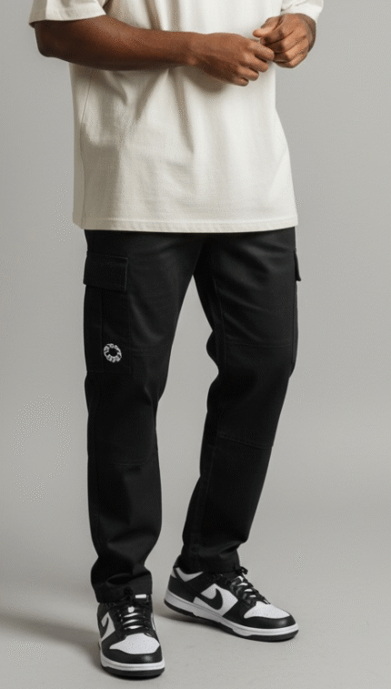 Calça Cargo Preta